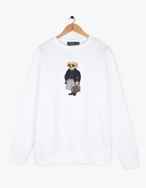 POLO BEAR SWEATSHIRT WHITE