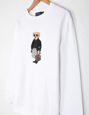 POLO BEAR SWEATSHIRT WHITE