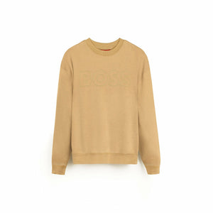 HU - Kids 'Beige' Patch Fleece Sweatshirt HU345