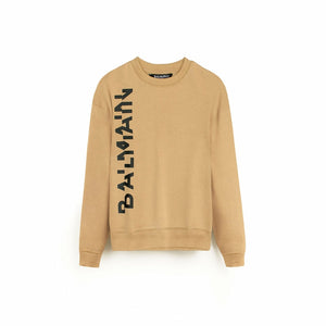 BL - Kids 'Beige' Printed Fleece Sweatshirt BL346