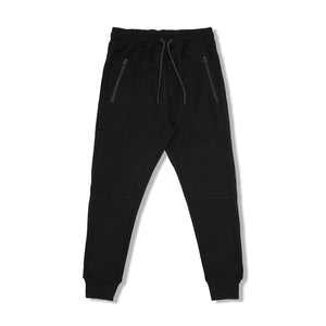 GR - Men 'Black' Zip Pocket Stretchable Skinny Jogger Trouser GR958