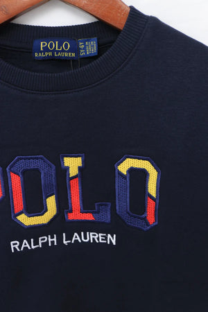 Kids Polo Navy SweatShirt