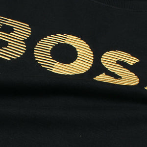 HU - Men 'Black' Boss Embroidered Logo Fleece Sweatshirt HU604