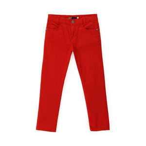 OM - Kids 'Red' Stretchable Cotton Pant OM771