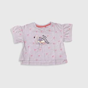 NX - Kids 'Pink' Animal Printed Top NX792
