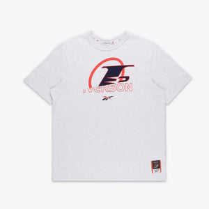 RB - Men 'White Melange' Bb Iverson I3 T-Shirt RB58
