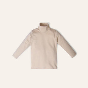 Minnie Minor - Kids 'Beige' Mock Neck MI998