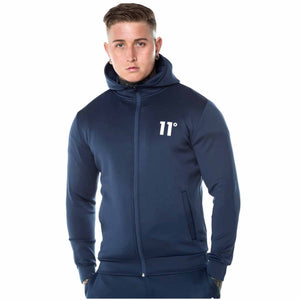 11 DEGREES-MEN-Exclusive Insignia  'Muscle Fit' Poly Zipper ED223 (4121998393429)