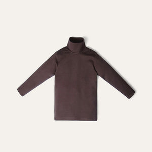 Minnie Minor - Kids 'Brown' Mock Neck MI999