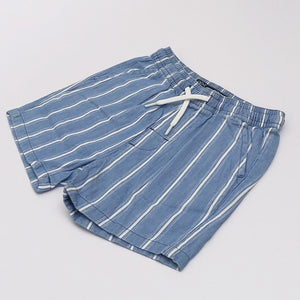 NX - Kids 'Blue' Striped Cotton Shorts NX99