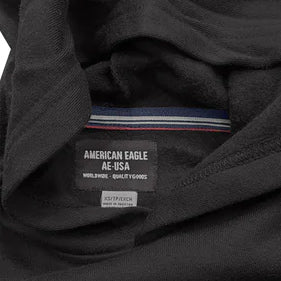 AE - Kids 'Black' Pullover Fleece Hoodie AE906