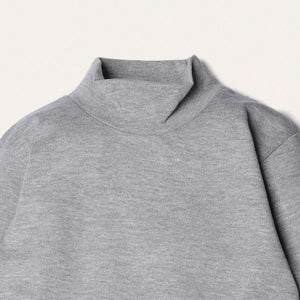 Minnie Minor - Kids 'Grey' Mock Neck MI1000
