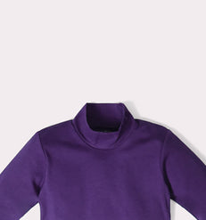Minnie Minor - Kids 'Purple' Mock Neck MI996