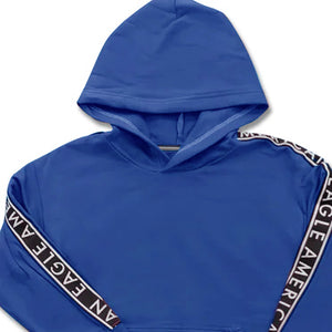 AE - Kids 'Blue' Pullover Fleece Hoodie AE908