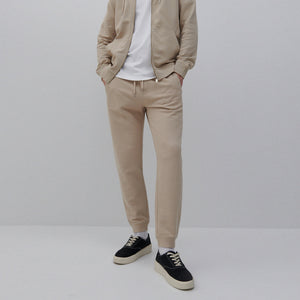 RS - Men 'Beige' Eddie Premium Cotton Jogger Trouser RS38