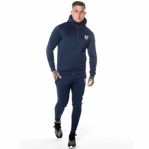 11 DEGREES-MEN-Exclusive Insignia  'Muscle Fit' Poly Zipper ED223 (4121998393429)