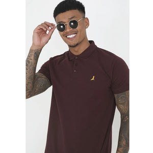BS - Men 'Burgundy' Housemark Slim Fit Polo BS75