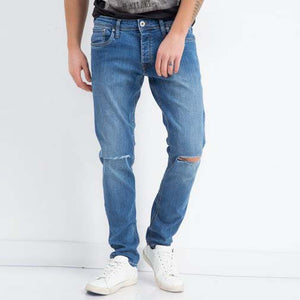 JACK & JONES- 'Blue' Slim Skinny Stretchable Jeans J&J995 (2629882216533)