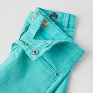 ZY - Kids 'Aqua Green' Skinny Fit Jeans ZY781
