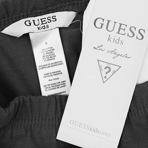 GUESS - KIDS COTTON DARK GREY LEGGINGS GS422 (2657841872981)