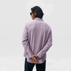 ZR - Men 'Pink' Easy Care Textured Shirt ZR106