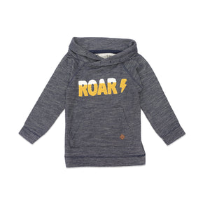 C.M - kids 'Grey' Roar Applique Print  Terry CM1112