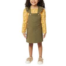 BG - Kids 'Green' Denim Dungaree BG114