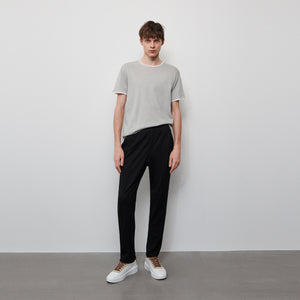 RS - Men 'Gray' Double layer hem Cotton T-shirt RS355