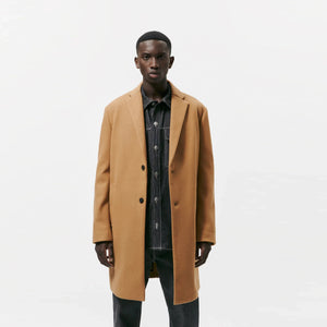 ZR - Men 'Brown' Stretch Long Coat ZR2112