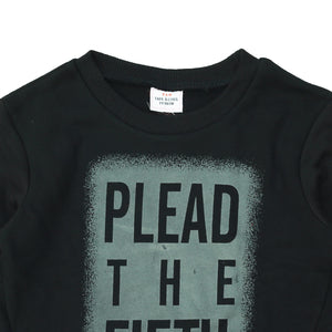 TAPE.A.LOEIL - Kids 'Black' Long Sleeves Terry Sweatshirt TO1101