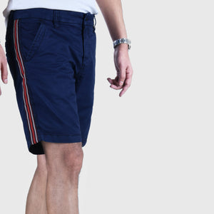 MEN-Anglio Litrico 'Navy' Garment Dye Midnight Chino Shorts AL653 (2685100163157)