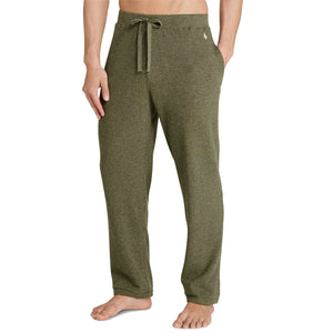 R.L - Men 'Olive' Waffle-Knit Thermal Lounge Pajama PL129