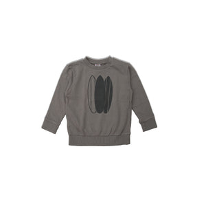 TAPE.A.LOEIL - Kids 'Grey' Long Sleeves Round Neck Terry Sweatshirt TO1108