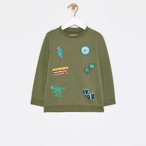 S.F.E.R.A - Kids 'Olive' Long Sleeves Poleron Paleron  Terry SweatShirt MG1118
