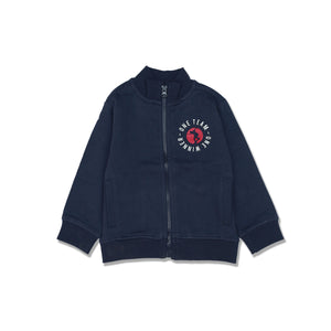 MC - Kids 'Navy' One Team WInner Printed Terry Zipper mc576