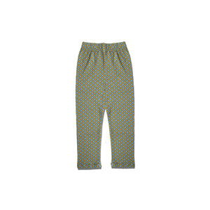 JELLYPUG - Kids 'Green' Dotted Printed Cotton Trouser JP197