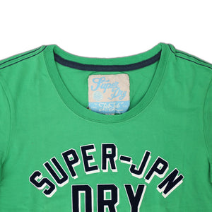 SD - Women 'Green' Vintage Logo Mock Applique T-Shirt SD11108