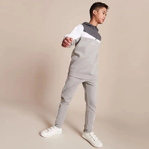 GO - Kids 'Gray' Exclusive Printed Skinny Fit Fleece Jogger Trouser GO714