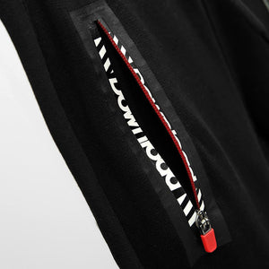 DW - Kids 'Black' Premium Quality Inseam Paneled Zip Pocket Jogger Trousers DW550