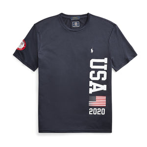 RL - Men 'Black' Team USA 2020 Summer Olympics Wordmark T-Shirt PR400